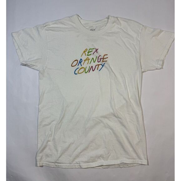 Other - Rex‎ Orange County T-Shirt Adult Size Medium Rainbow Handwriting Pop Mens
